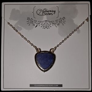 Blue Lapis Pendant Necklace